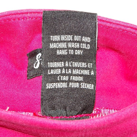 Suko Jeans Bright Pink tapered fit pants Pull On - Picture 7 of 7